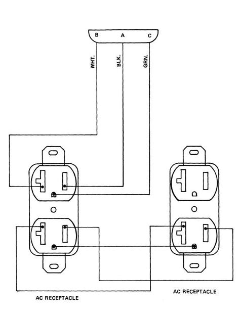 wiring a double duplex schematic 